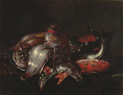 Still Life of Fish, c.1670-80 by Giuseppe Recco